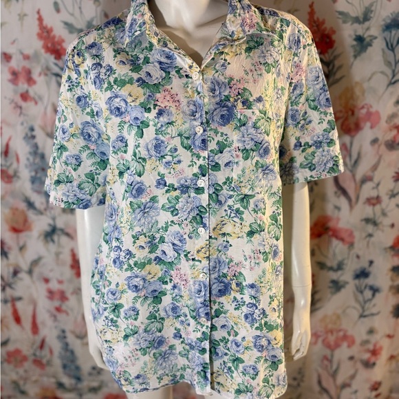 Vintage Women’s Alfred Dunner Size 14 Button Down Shirt - Picture 2 of 8